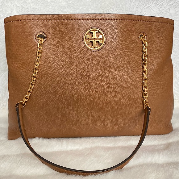 Tory Burch Handbags - ✨Tory Burch Tan Cognac Leather Tote
